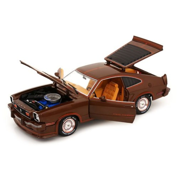 Model auto, Ford Mustang II King Cobra 1978, maro, 1/18