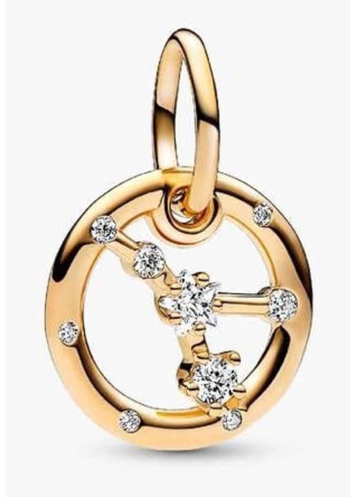 Talisman Pandora Argint placat cu aur, Constelatia Racului