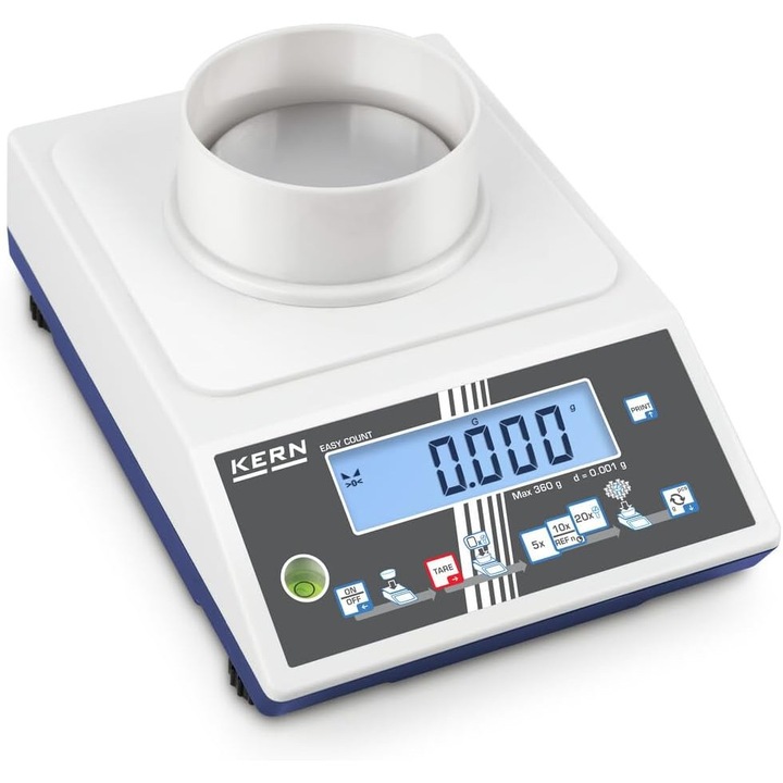 Cantar de numarare Kern CKE 360-3, 360g, precizie 0.001g