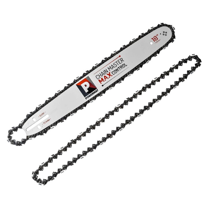 Lama ghidaj fierastrau cu 2 lanturi PM-PR-18.72.2M, Powermat PM1541