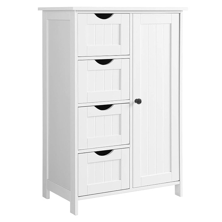 Dulap mdf alb Stormi 50x30x82,7 cm