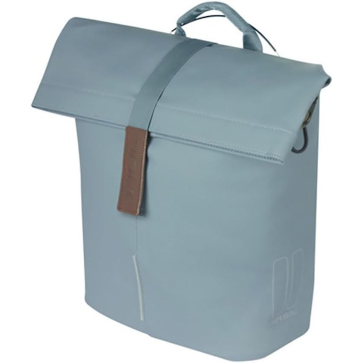 Чанта за багажник Basil City Shopper MIK, 14-16L, графитено синьо, водоустойчив материал, с подвижна презрамка
