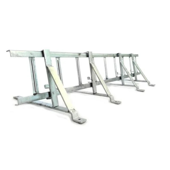 Set parazapada Dogav Grup, 3m grilaj zincat, 4 suporti fixare, pentru tigla metalica