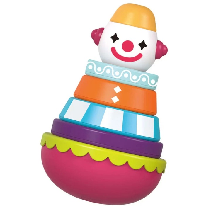 Комплект хипоалергенни интерактивни играчки Hopa-Mitica, цветни стаклени пръстени, 11,3x11,3x18см