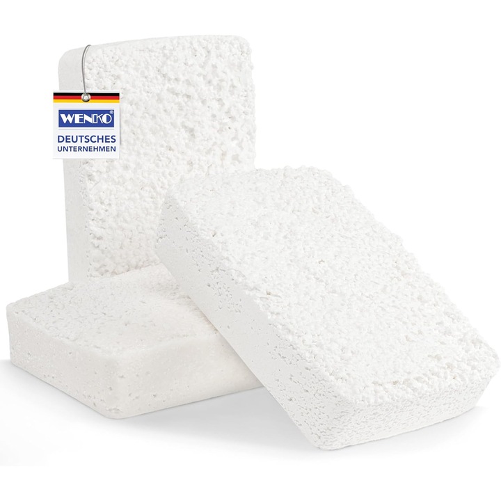 Set rezerve dezumidificator Wenko, 3 x 1 kg, anti-umiditate, reutilizabil, ecologic
