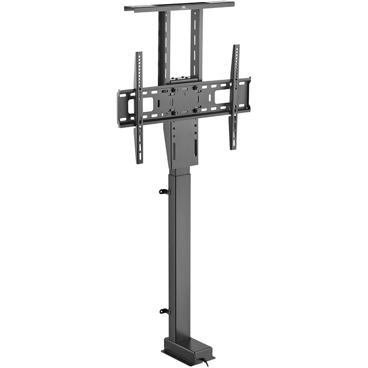 Suport TV Electric Maclean, Reglabil pe Inaltime, 37-80 Inch, Control Vocal/App