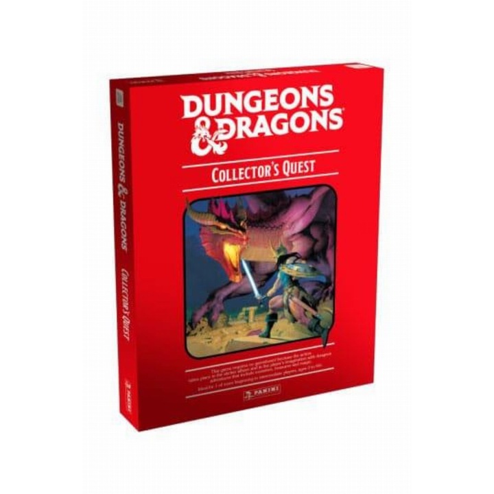 Album D&D Gyűjtői küldetés Vörös doboz, Panini, komplett készlet, 64 oldal, 200 matrica, 50 kártya