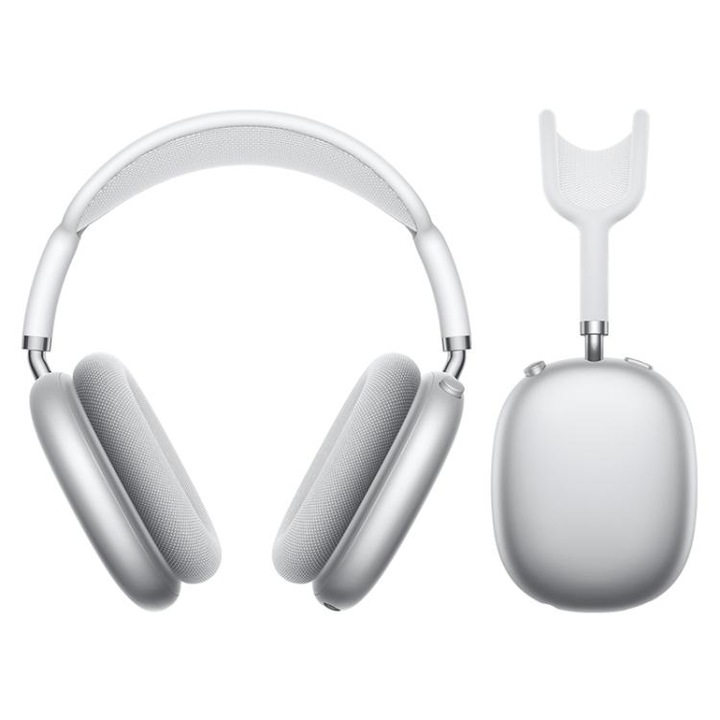 Casti Wireless Over Ear, Hoco W65, Bluetooth 5.4, Autonomie 45H, Argintiu