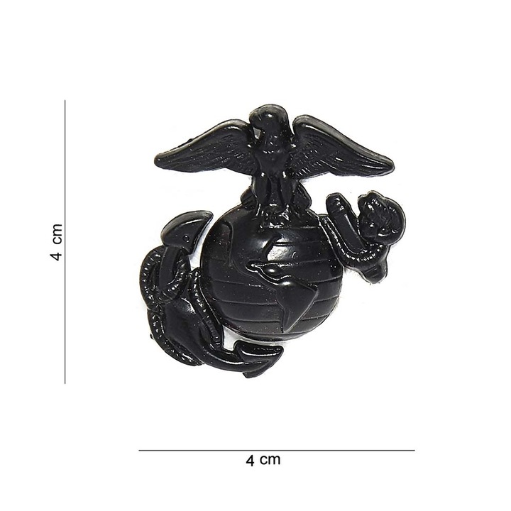 Mil-tec USMC fém jelvény 4x4cm 40g