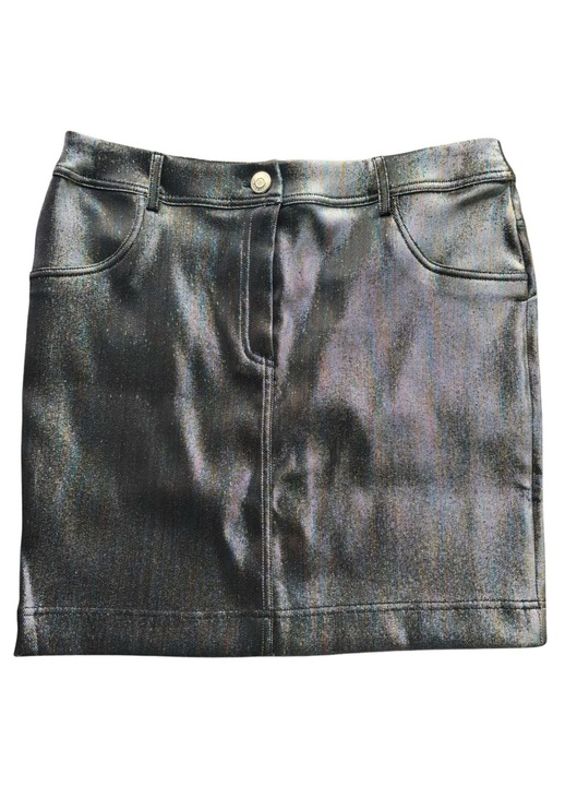 Női szoknya, Custo Barcelona, Ezüst, Poliészter/Elasztán, S INTL