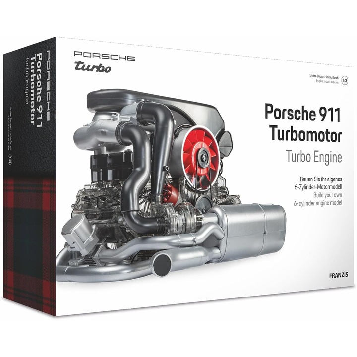 Model Motor Porsche 911 Turbo FRANZIS 67250, Scara 1:3