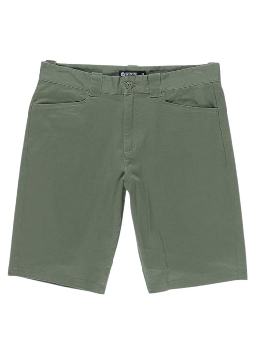 Pantaloni scurti barbati Element, casual, verde, bumbac-elastan, 2XS INTL