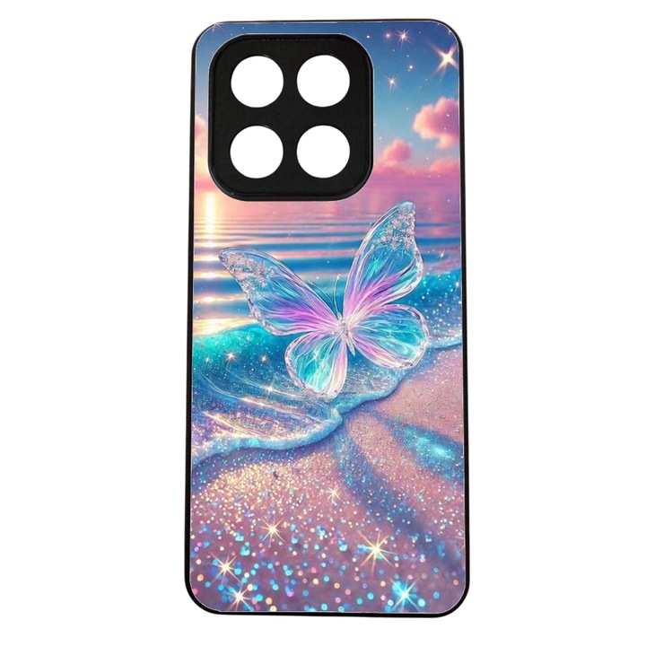 Husa Premium compatibila cu Honor 400 Smart, Sea Butterfly Style