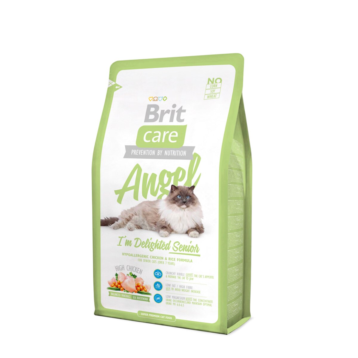 Hrana uscata pentru pisici Brit Care, Angel Delighted Senior, 2 kg