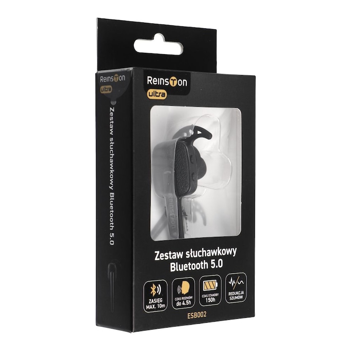 Casti Wireless Silongder X55, design ultra-subtire, control prin atingere, alb