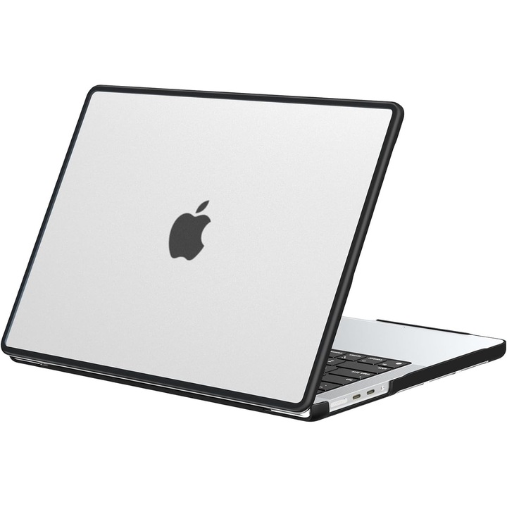Carcasa de protectie MacBook Air 13" (M5/M4/M3/M2) (A3449/A3240/A3113/A2681) 2026/2025/2024/2023/2022, design subtire, protectie colturi ranforsate, Hard Shell, Husa & Protectie, Frost Alb Mat
