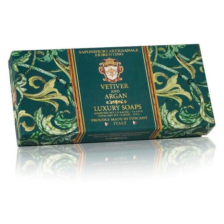Sapun Vetiver & Argan Luxury 3x125g
