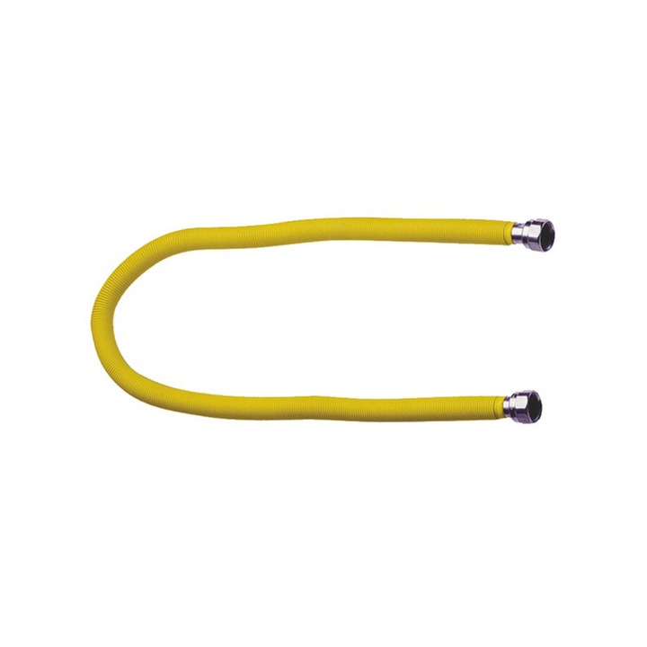 Racord gaz metalic extensibil, Piulita + Piulita, 1/2", 750 x 1500 mm