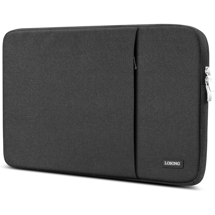 Husă portabilă, 18.5 inch, Losong, impermeabilă, dimensiuni 45x28.4cm, cu buzunar accesorii, negru