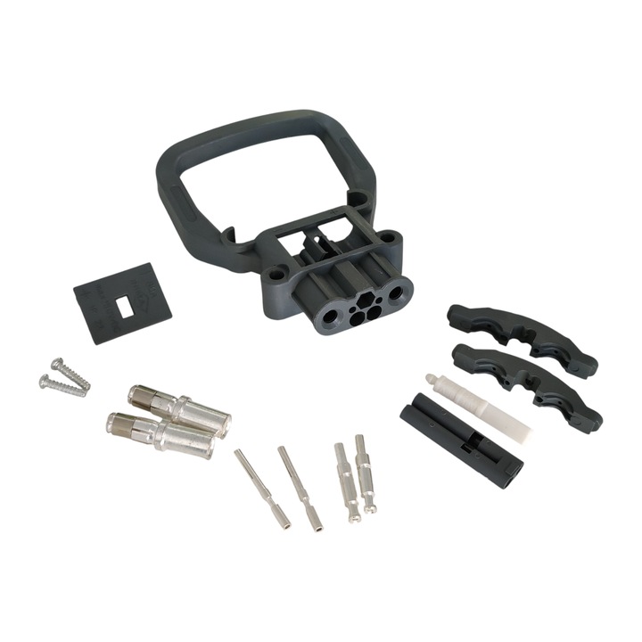 Conector REMA 80A 25mm² cu Pini Semnal, Mama – Cupla Industriala pentru Stivuitoare