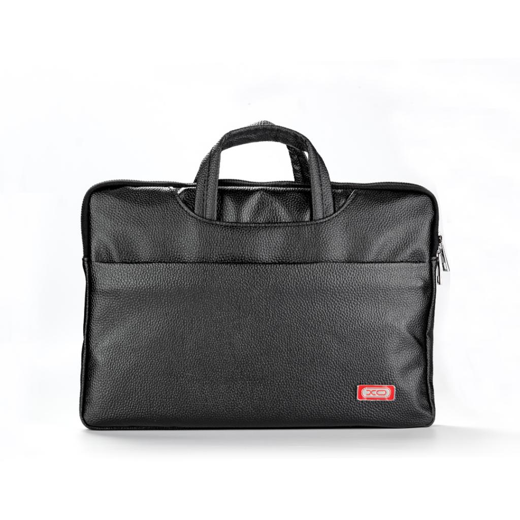Geanta pentru Laptop 15 inch, Material Textil Premium, Interior Microfibra, Protectie Zgarieturi, Compacta si Usoara, Neagra