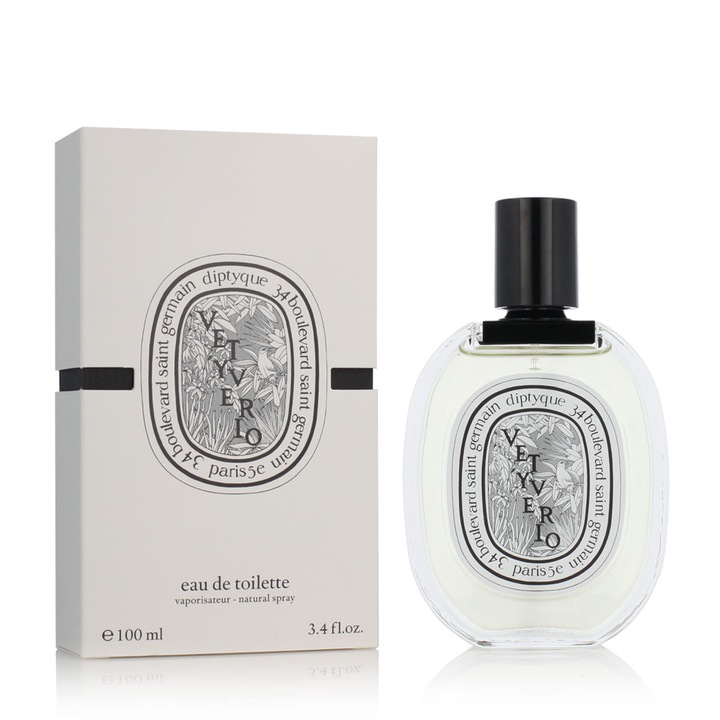 Diptyque Vetyverio, apă de toaletă unisex, 100 ml, note de citrice și lemn