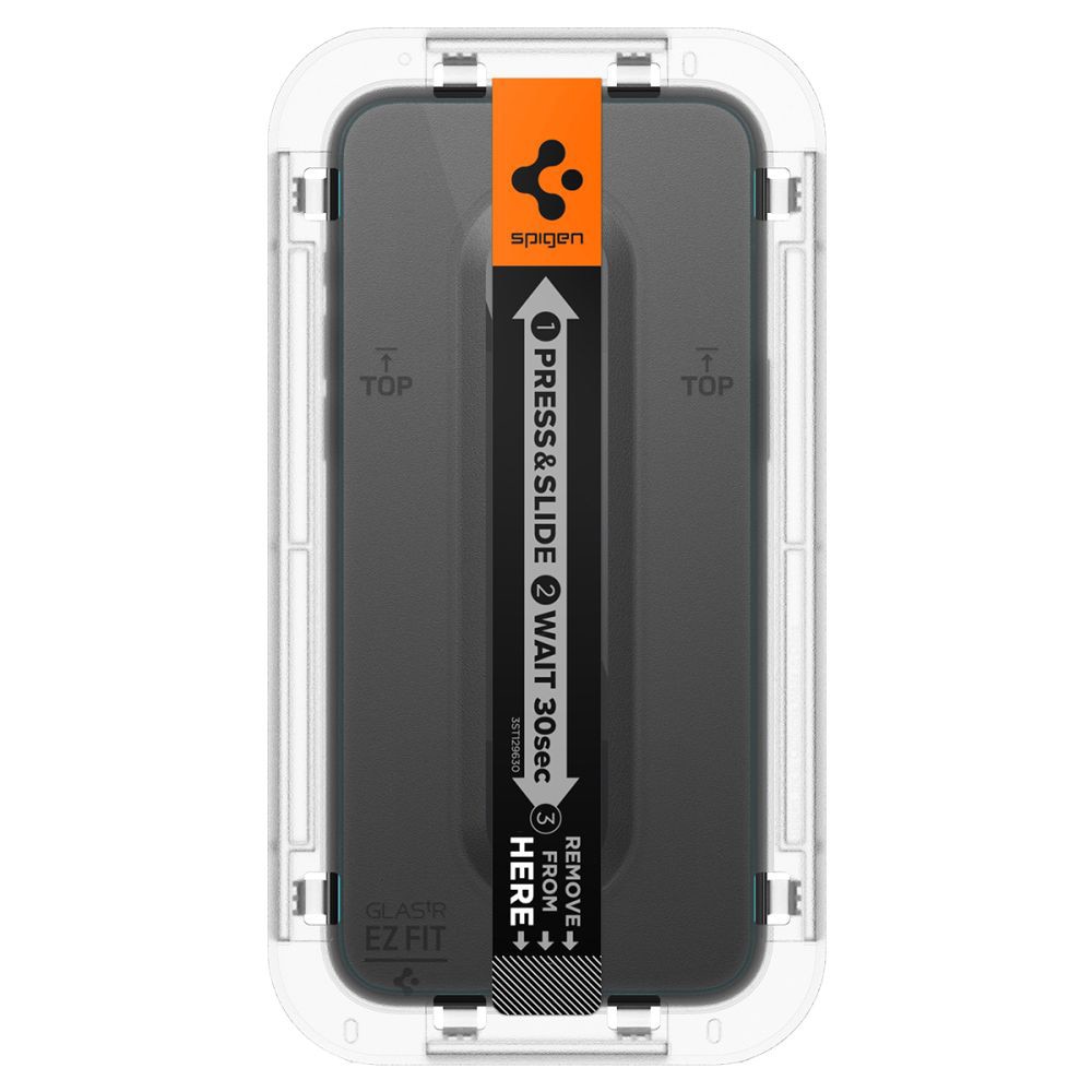 Folie pentru iPhone 15 Pro (set 2) - Spigen Glas.tR EZ FIT - Clear