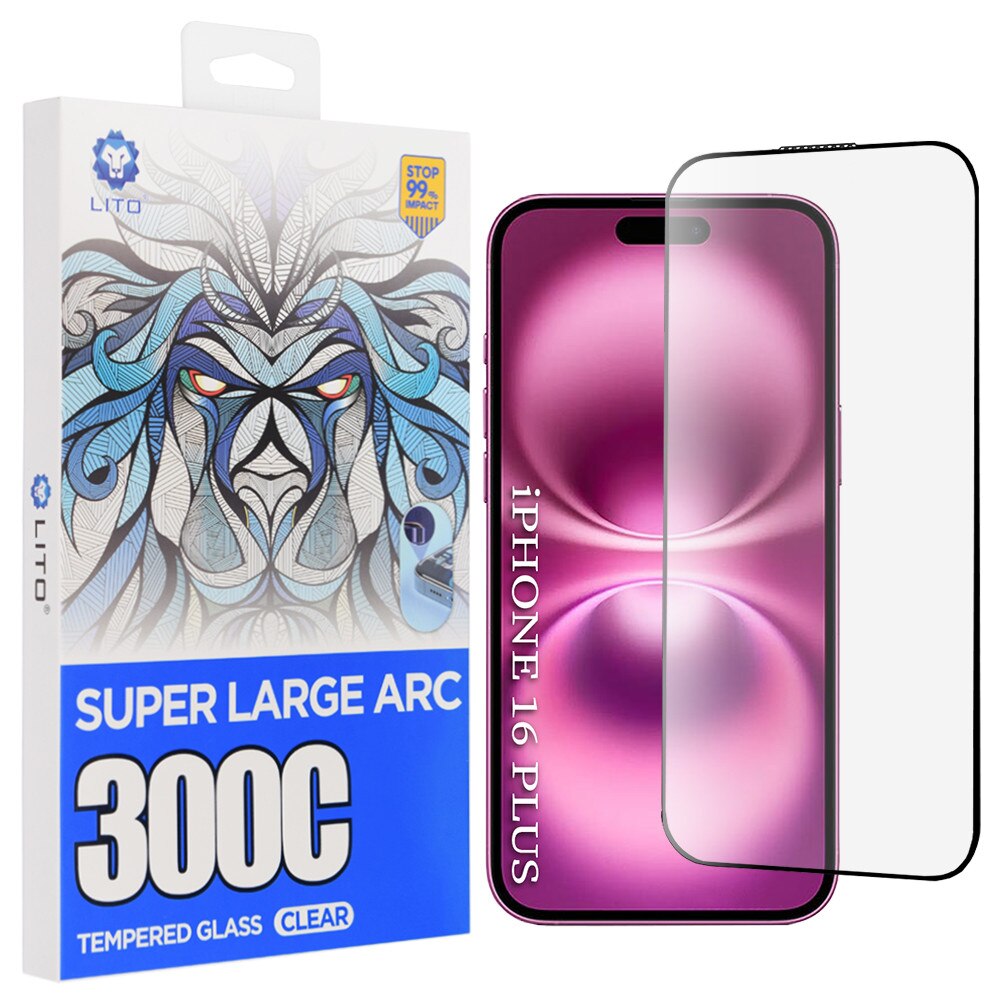 Husa Protectie Compatibila cu D+ Max 300C, Lito, iPhone 16 Plus - Clear