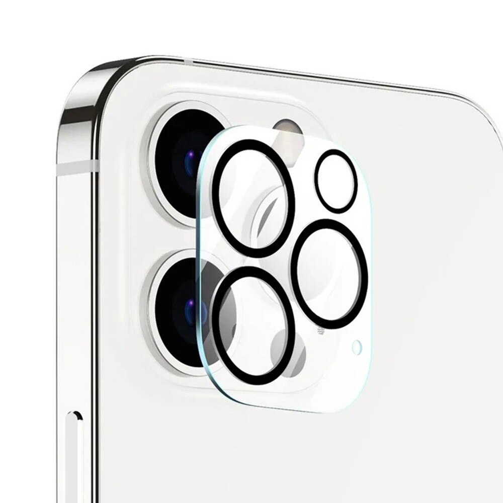 Husa Protectie Compatibila cu S+ Camera Glass Protector, Lito, iPhone 14 Pro / iPhone 14 Pro Max - Black/Transparent