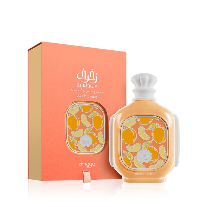 Zimaya Zukhruf Peach Please Apa de Parfum unisex 100 ml