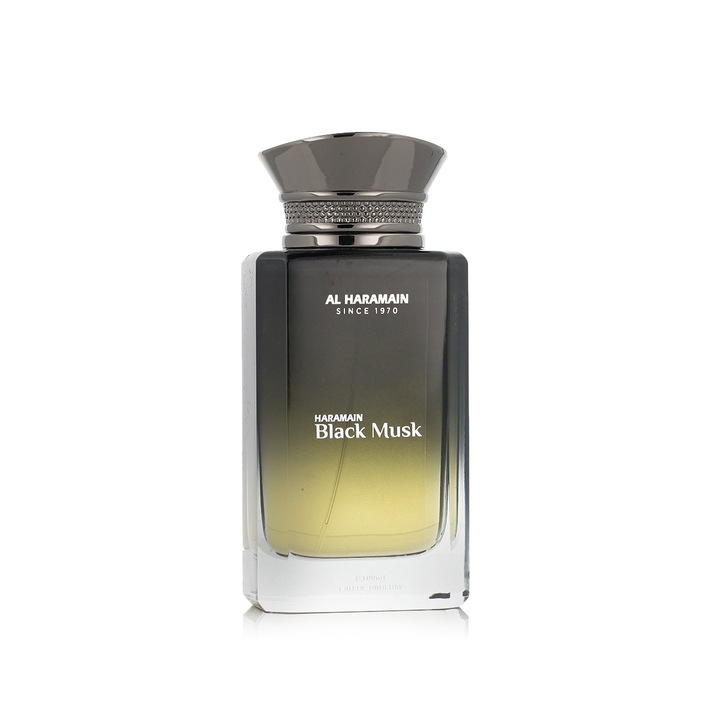 Apă de parfum unisex Al Haramain Musk Black Vanilla, 100 ml, note picante și dulci, 2023
