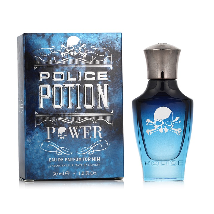 Мъжки парфюм Police Potion Power For Him, 30 мл, флорални и дървесни нотки, 2021