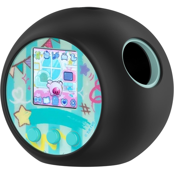 Carcasa Protectoare Silicon Negru pentru Jucării Interactive cu Snur