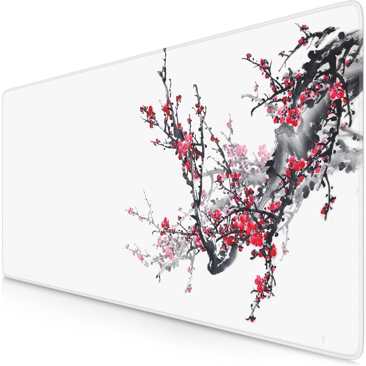 Mousepad pentru jocuri XXL Titanwolf Speed ​​​​900x400mm, cerneala Sakura