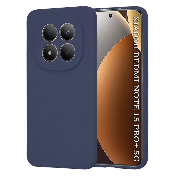 Carcasa de protectie pentru Xiaomi Redmi Note 15 Pro+ 5G / Xiaomi Poco M8 Pro 5G, bleumarin