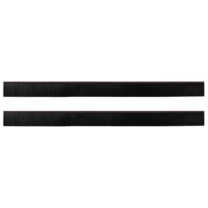 Dopuri pentru usi autoadezive 2 pcs Maro 100 cm