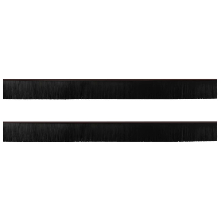 Dopuri pentru usi autoadezive 2 pcs Maro 100 cm