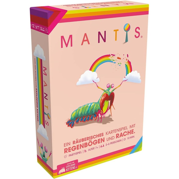 Mantis: Joc de Carti Rapid, 2-6 Jucatori, Peste 7 Ani