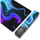 Mouse Pad Gaming XXL Titanwolf 900x400mm, Viteza si Precizie, Albastru Lichid