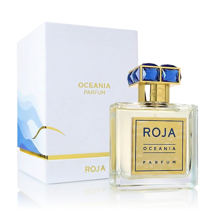 Parfum unisex Roja Parfums Oceania, 50 ml, aromă tropicală, note de bergamotă și lavandă