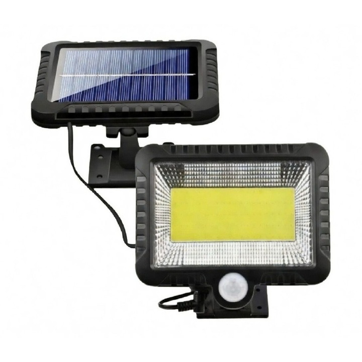 Lampa solara de perete cu senzor de miscare SL-F100, culoare negru