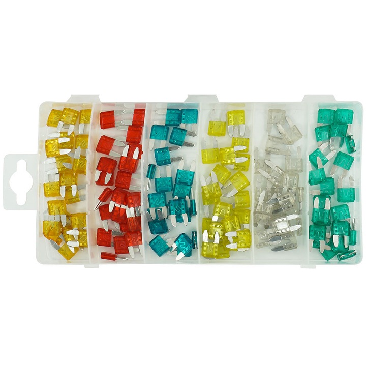 Set sigurante auto mini 5A-30A 120 buc Verke