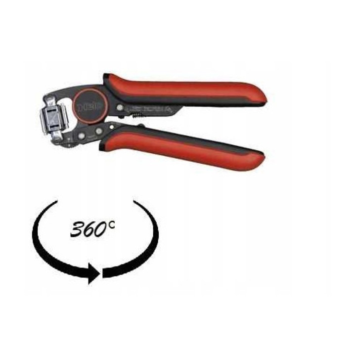 Clesti Felo cu cap rotativ 360, pentru tulei de 0,08-16mm², lungime 193mm, greutate 418g