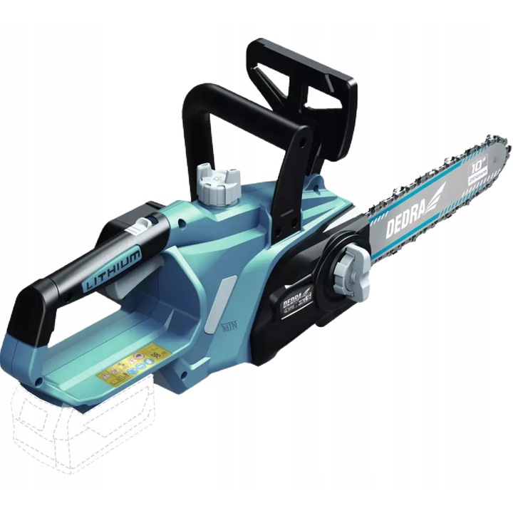 Dedra DED7095ML 18V láncfűrész, 25,4 cm, automata kenőrendszer, 200 mm, 3,05 kg