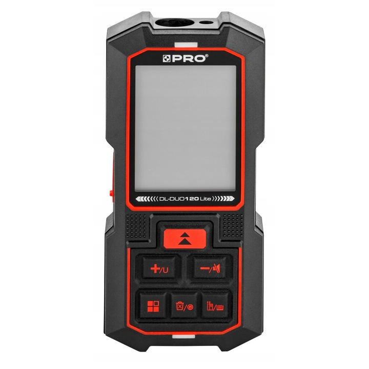 Dalimierz laser, Pro DL-DUO120LITE, 120m, precizie +/- 2mm, USB-C, 122x60x29mm