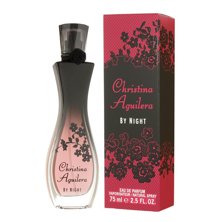 Christina Aguilera By Night Eau de Parfum, 75 ml, női, virágos-ámbrás, elegáns