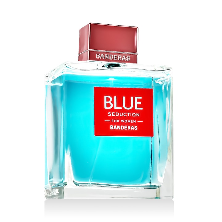 Apa de toaleta Banderas Blue Seduction pentru Femei, floral-acvatica, 200 ml