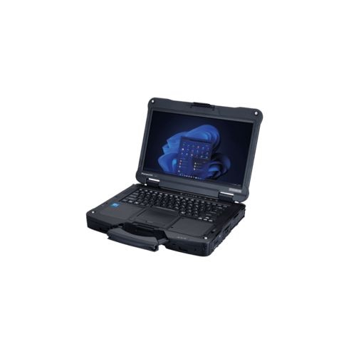 Laptop Panasonic ToughBook 40 Mk2, 14 inch 1920 x 1080 Touchscreen, Intel Core Ultra 5 -125H 14 C / 18 T, 2.5 GHz - 4.5 GHz, 18 MB cache, 28 W, 16 GB DDR4, 512 GB SSD, Intel Arc Graphics, Windows 11 Pro, Tastatura Germana, Negru