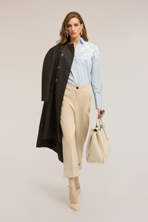 Motivi, Pantaloni crop drepti, Bej