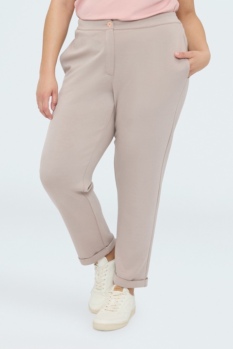 FIORELLA RUBINO, Pantaloni regular fit, Liliac prafuit